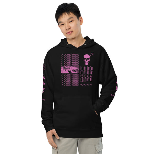 I asked and care pink hoodie